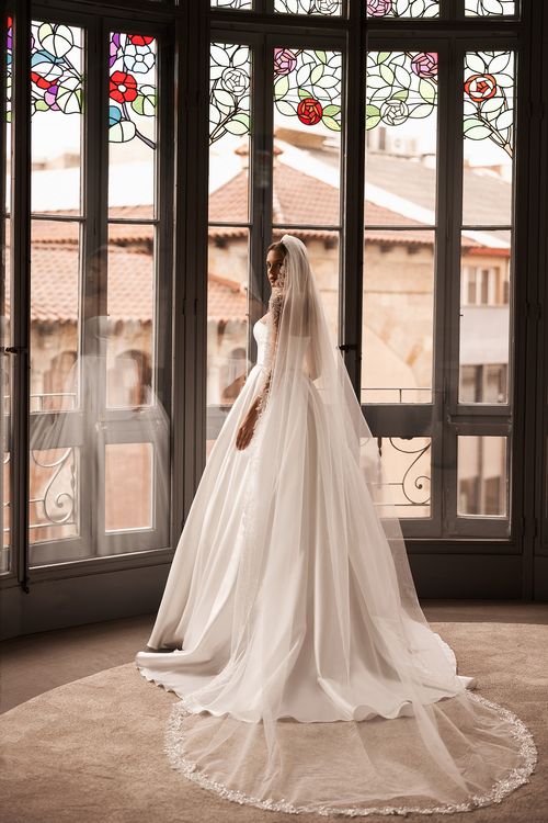 Aria's Bridal Perfection: Dresses & Veil from Aria Collection for Your Fairy-Tale Moment - CBB Market