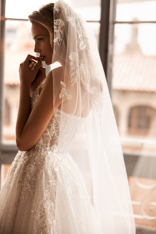 Ethereal Elegance Bridal Dresses & Veil from Aria Collection - Find Your Dream Ensemble" - CBB Market