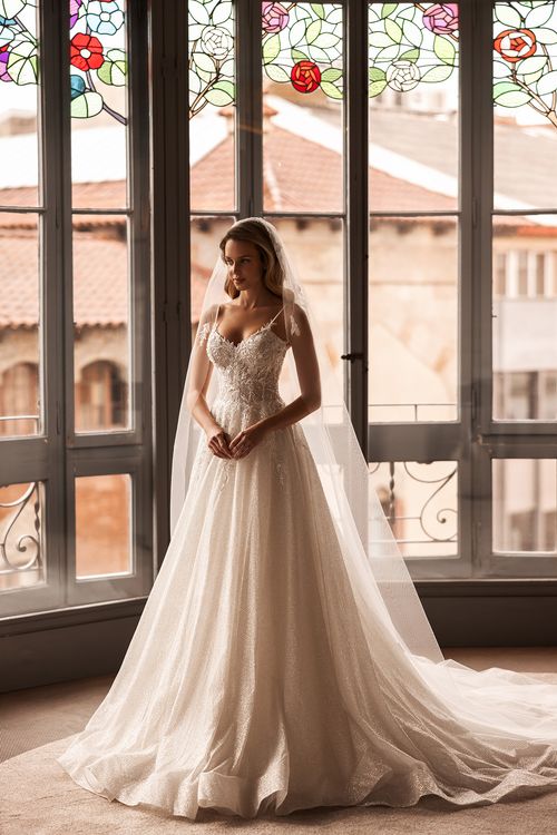 Ethereal Elegance Bridal Dresses & Veil from Aria Collection - Find Your Dream Ensemble" - CBB Market