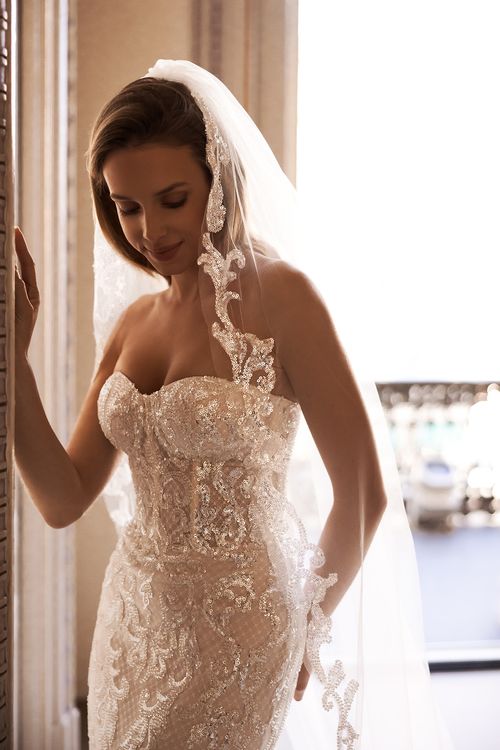 Ethereal Elegance Unveiled: Bridal Dresses & Veil from Aria Collection - Your Path to Bridal Beauty - CBB Market